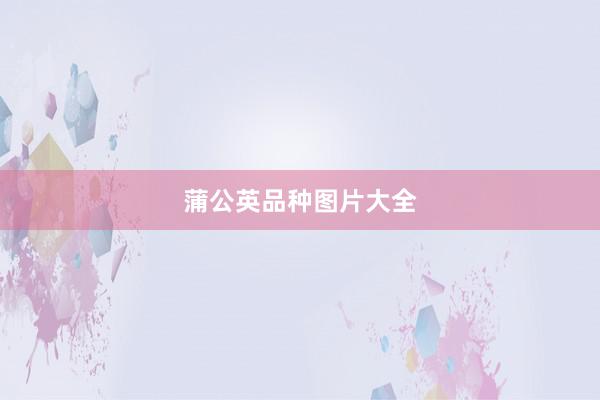 蒲公英品种图片大全